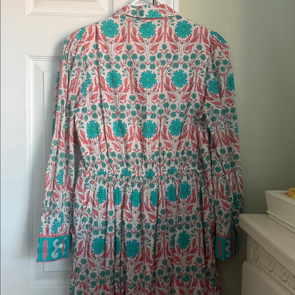 Marea By Liz Joy Flounce Shirt Dress Size S - Picture 10 of 12